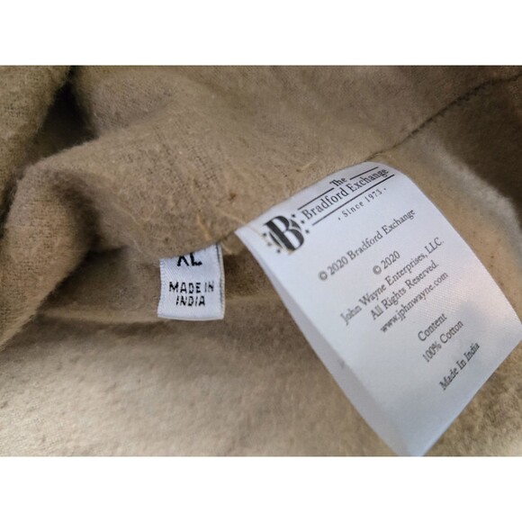 Bradford Exchange Jacket Mens XL Coat Chore Barn John Wayne Signature Stockade - Picture 9 of 9